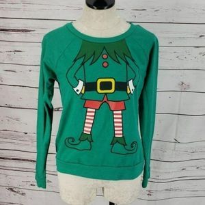 Cold Crush Green Elf medium Sweatshirt sweater
